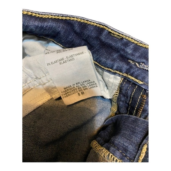 Junior Women’s Super Low 335 Levi’s Bleu jeans Size 5 M - Picture 6 of 9